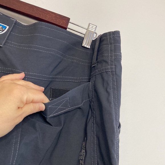 Kuhl Pants Mens 36 x 30 Dark Gray Nylon Stretch Lightweight Straight Leg - Picture 10 of 15